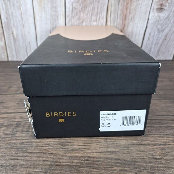 BIRDIES The Phoebe Wild Berry Slip On Slipper Mule Women's Sz 8.5 (Worn Once) - Picture 8 of 8